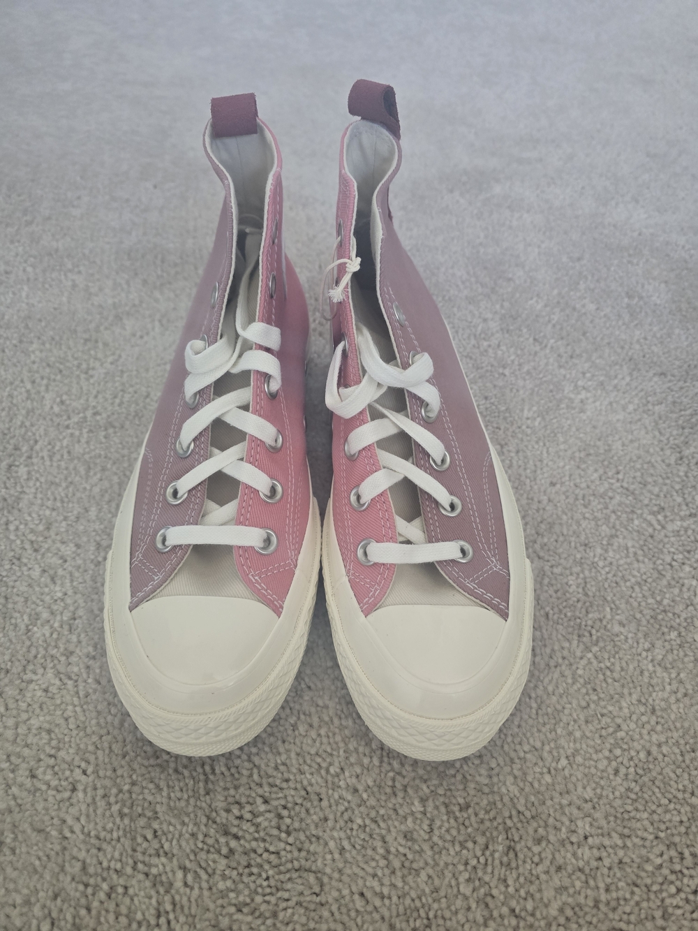 Converse Two-Tone Pink High-Top Sneakers